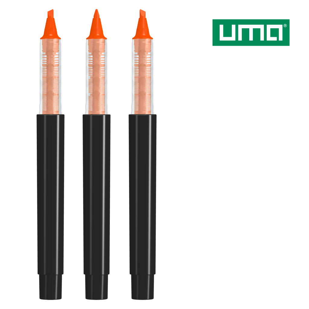 UMA RECYCLED PET PEN PRO LIQEO Textmarker – Neonorange