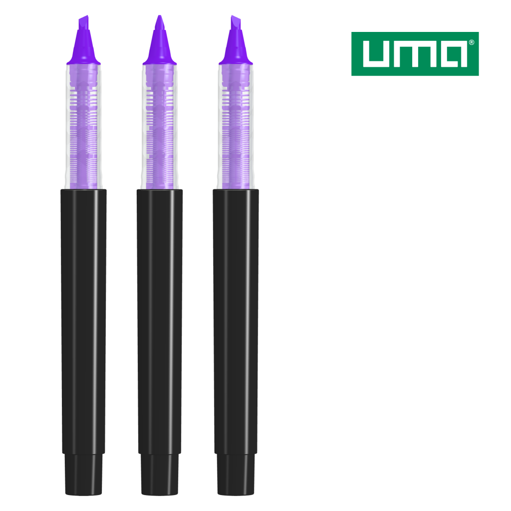UMA RECYCLED PET PEN PRO LIQEO Textmarker – Neonviolett