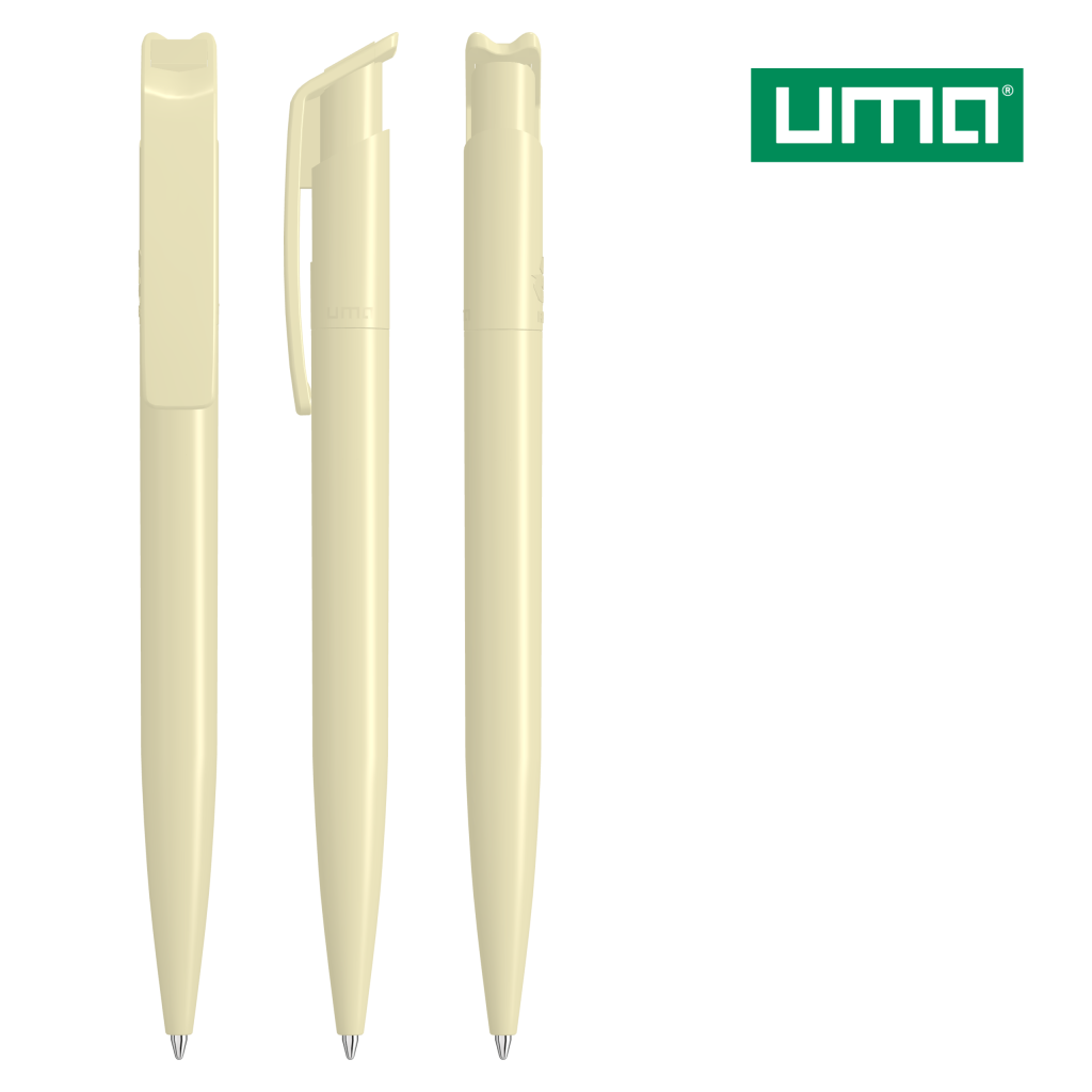 UMA RECYCLED PET PEN Druckkugelschreiber – Beige