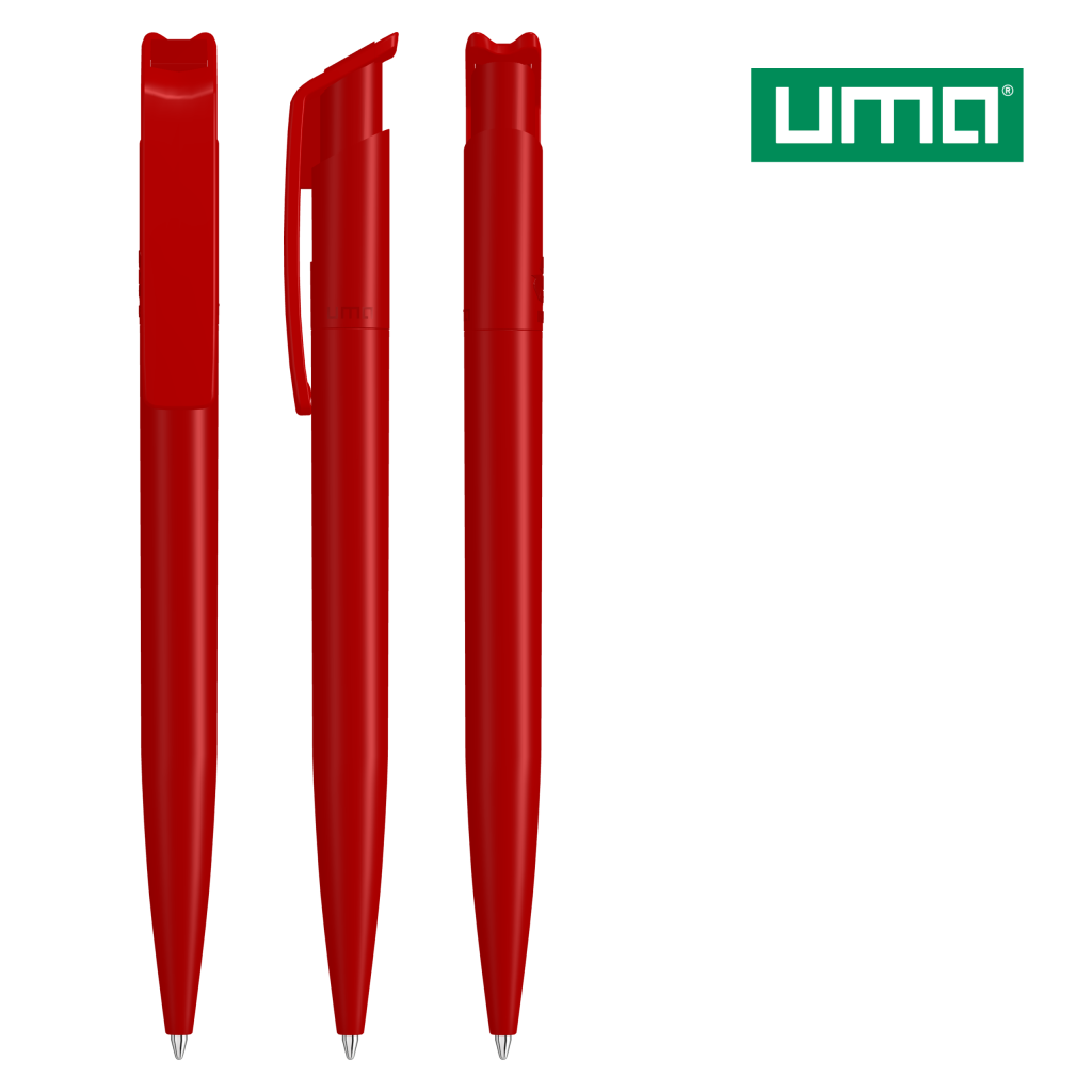 UMA RECYCLED PET PEN Druckkugelschreiber – Rot