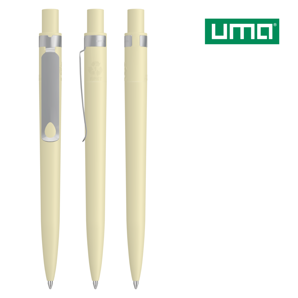UMA RECYCLED PET PEN CORE F Druckkugelschreiber – Beige
