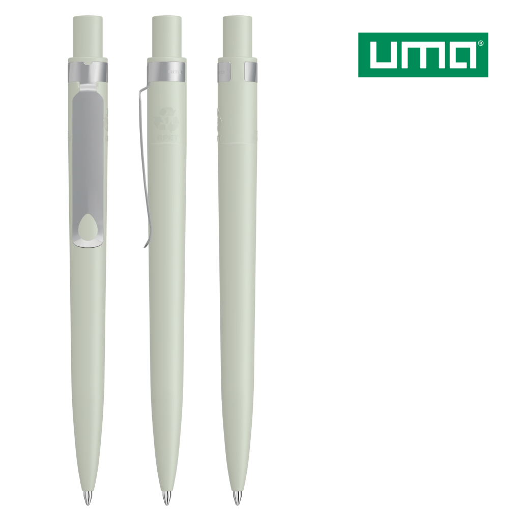 UMA RECYCLED PET PEN CORE F Druckkugelschreiber – Grau