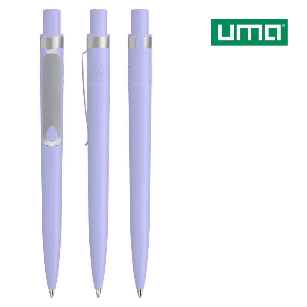 UMA RECYCLED PET PEN CORE F Druckkugelschreiber – Hellviolett