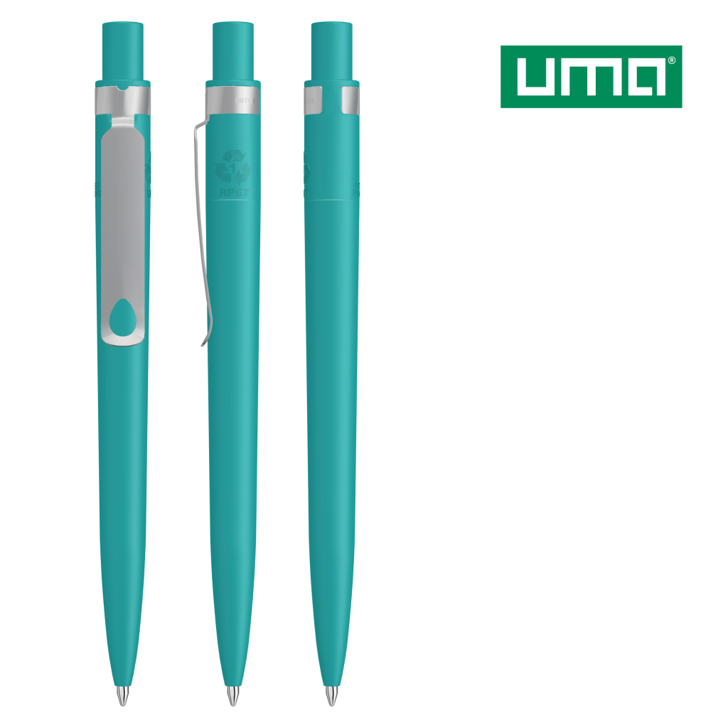 UMA RECYCLED PET PEN CORE F Druckkugelschreiber – Petrol
