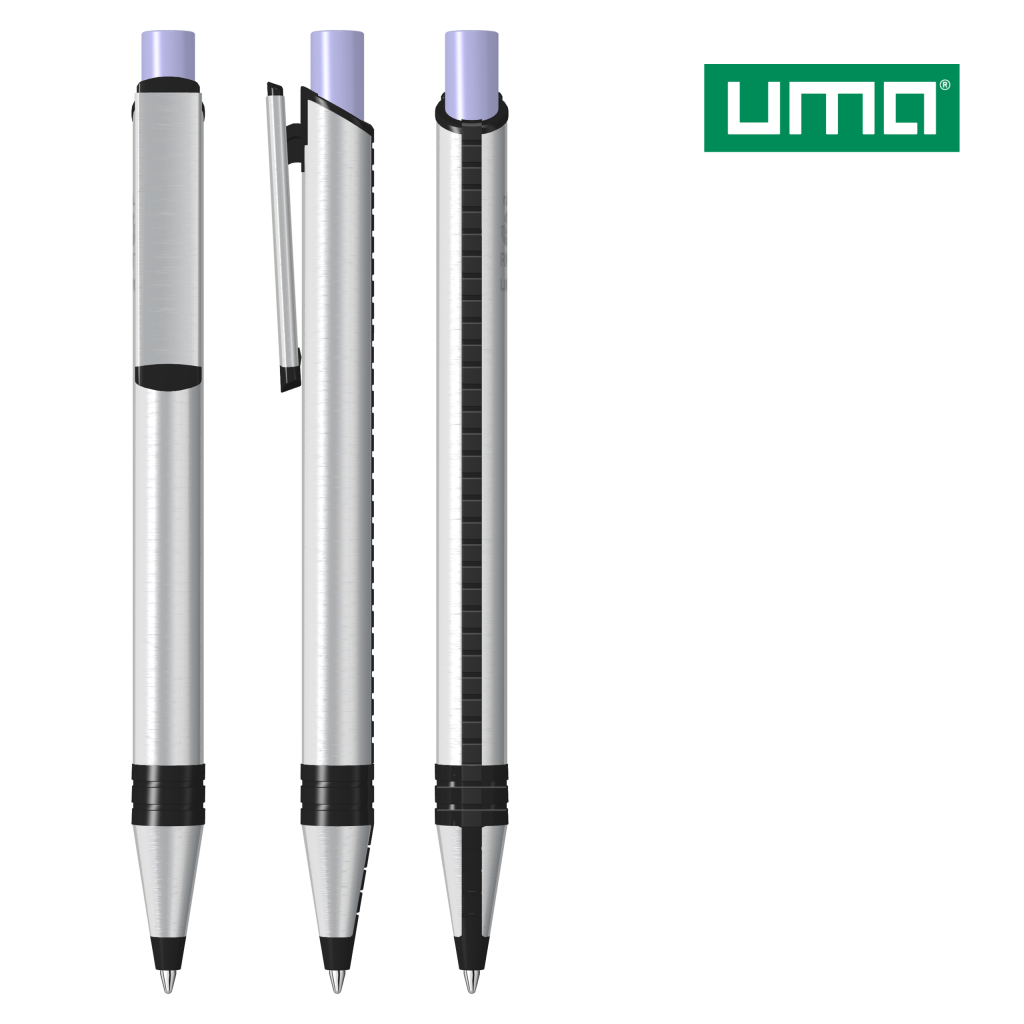 UMA RECYCLED PET PEN ALUMA Druckkugelschreiber – Hellviolett