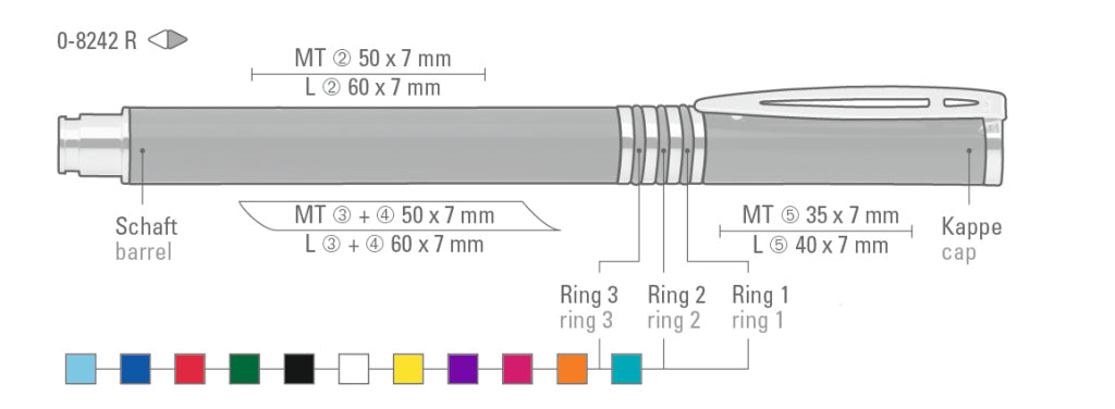 UMA SUPREME R Rollerball – Druckskizze