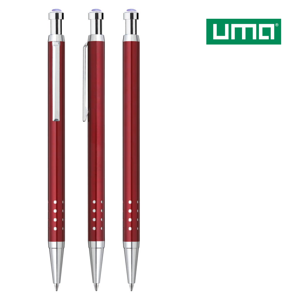 UMA SLIMLINE DOM Druckkugelschreiber – Rot
