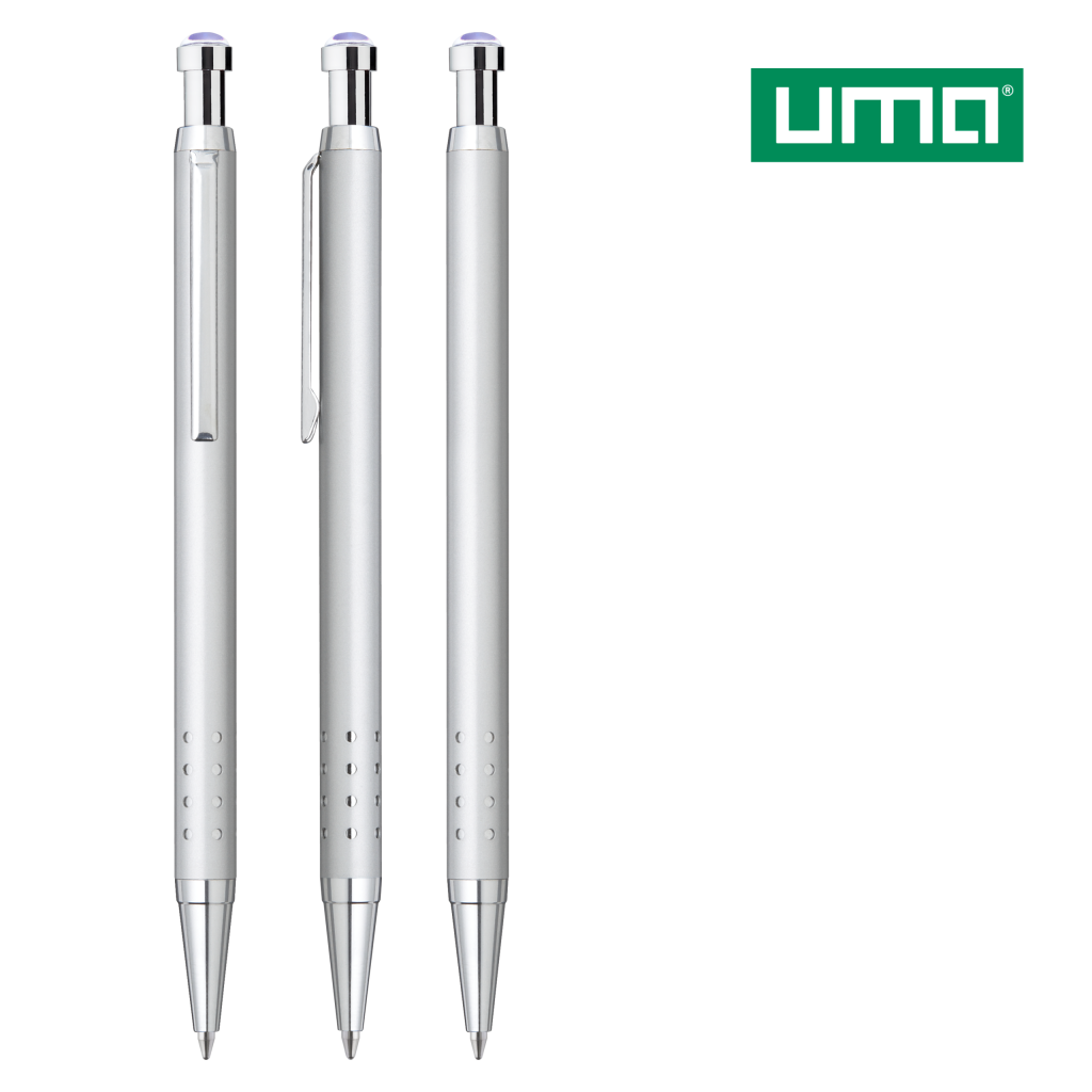 UMA SLIMLINE DOM Druckkugelschreiber – Silber