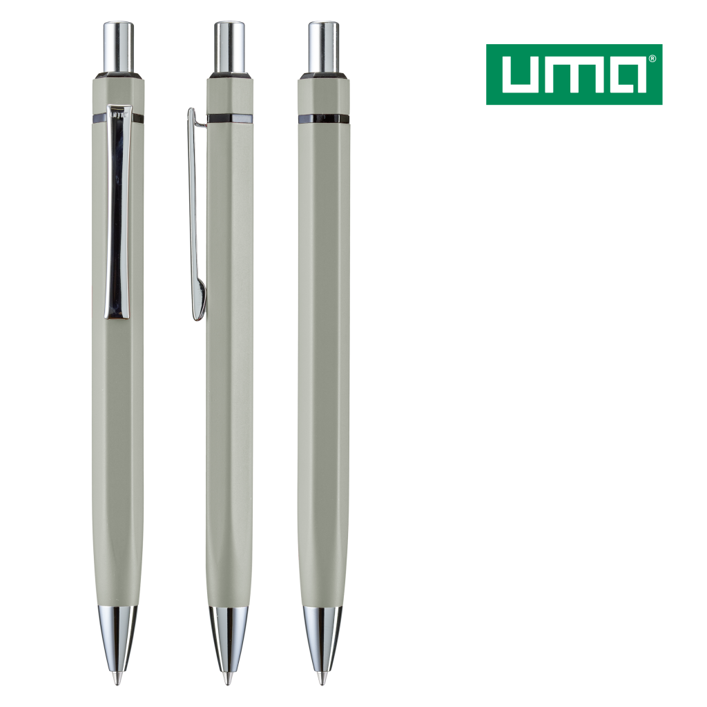 UMA SIX Druckkugelschreiber – Grau