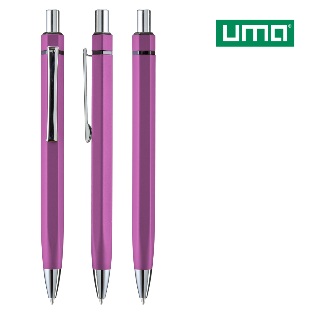 UMA SIX Druckkugelschreiber – Magenta