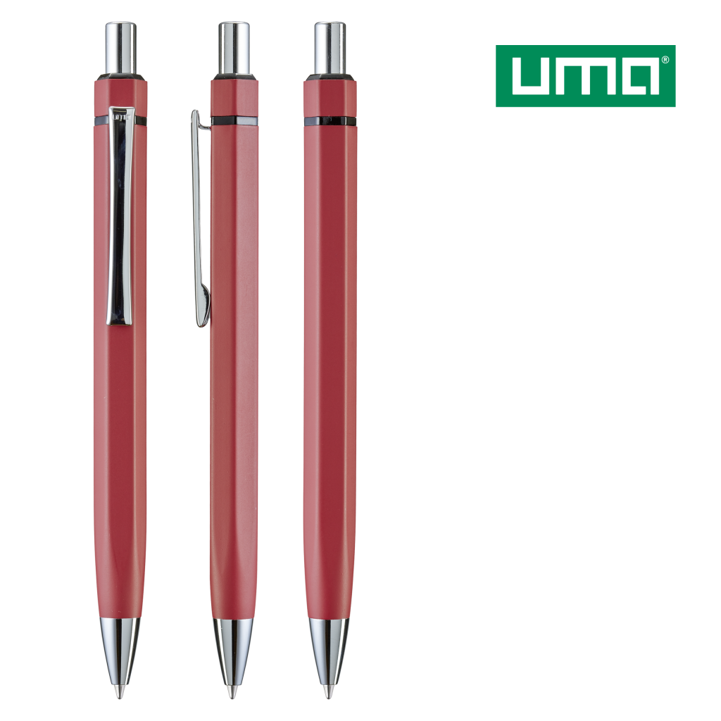 UMA SIX Druckkugelschreiber – Rot