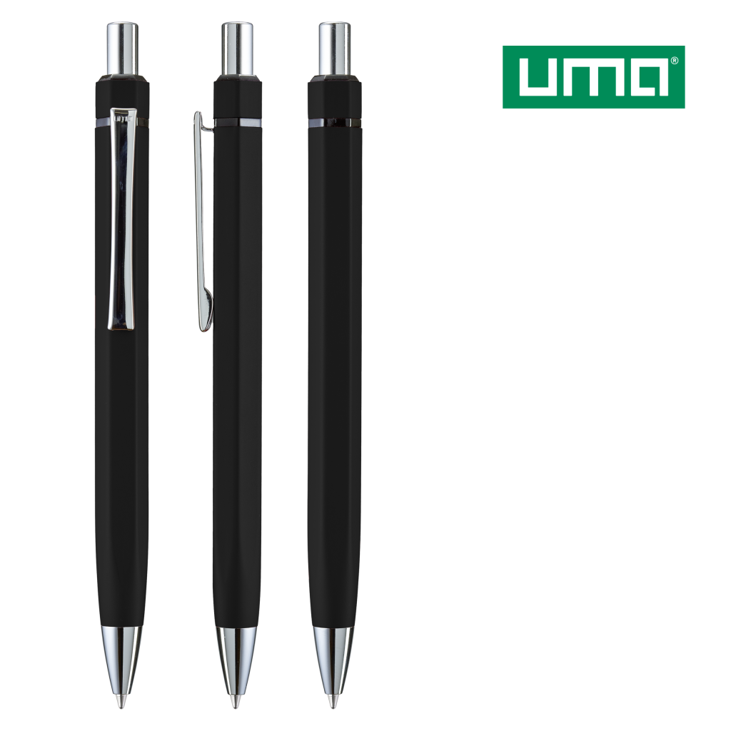 UMA SIX Druckkugelschreiber – Schwarz
