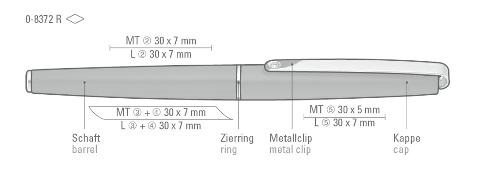UMA ETERNITY R Rollerball – Druckskizze