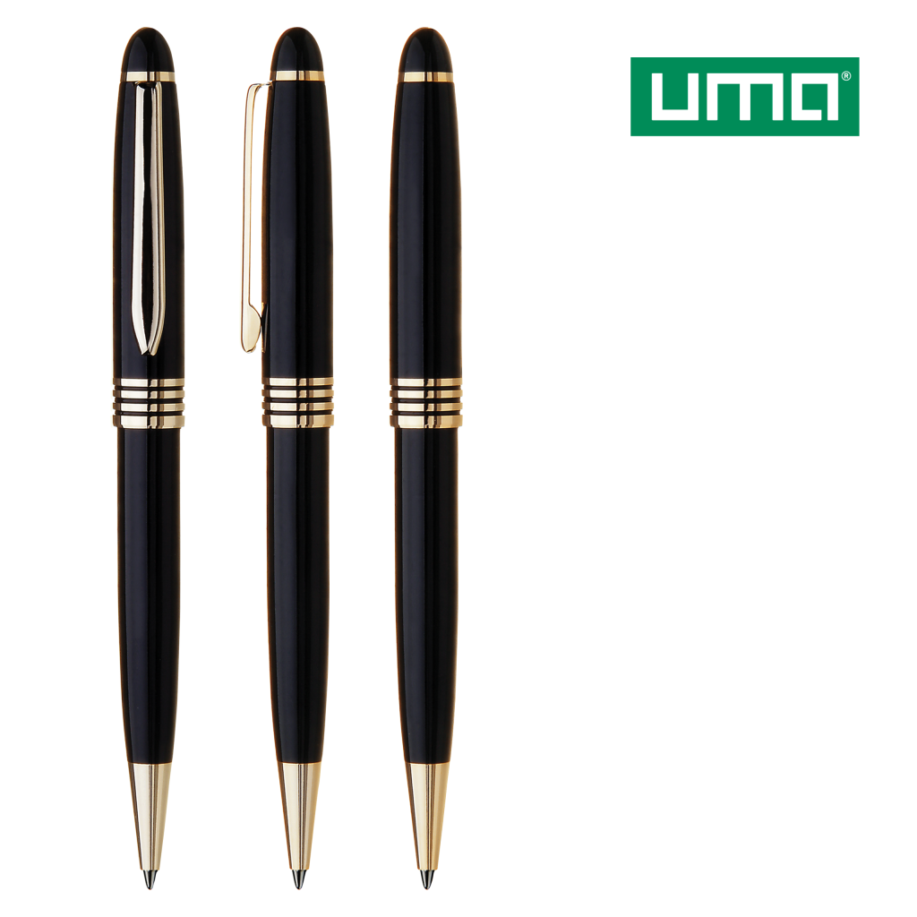 UMA CLASSICO M Druckkugelschreiber – Schwarz