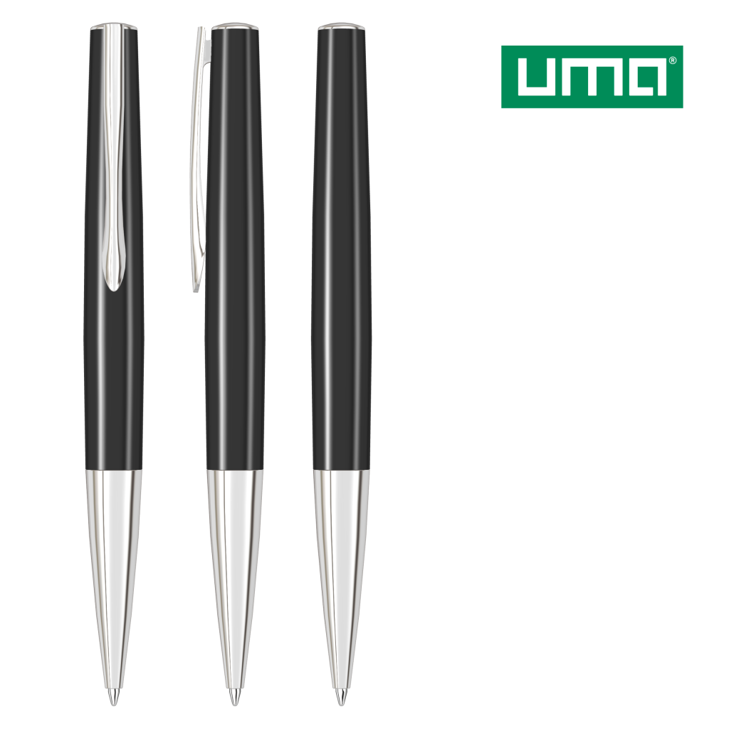 UMA ELEGANCE Drehkugelschreiber – Schwarz