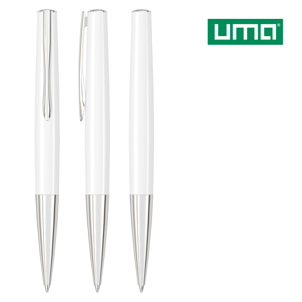 UMA ELEGANCE Drehkugelschreiber – Weiß