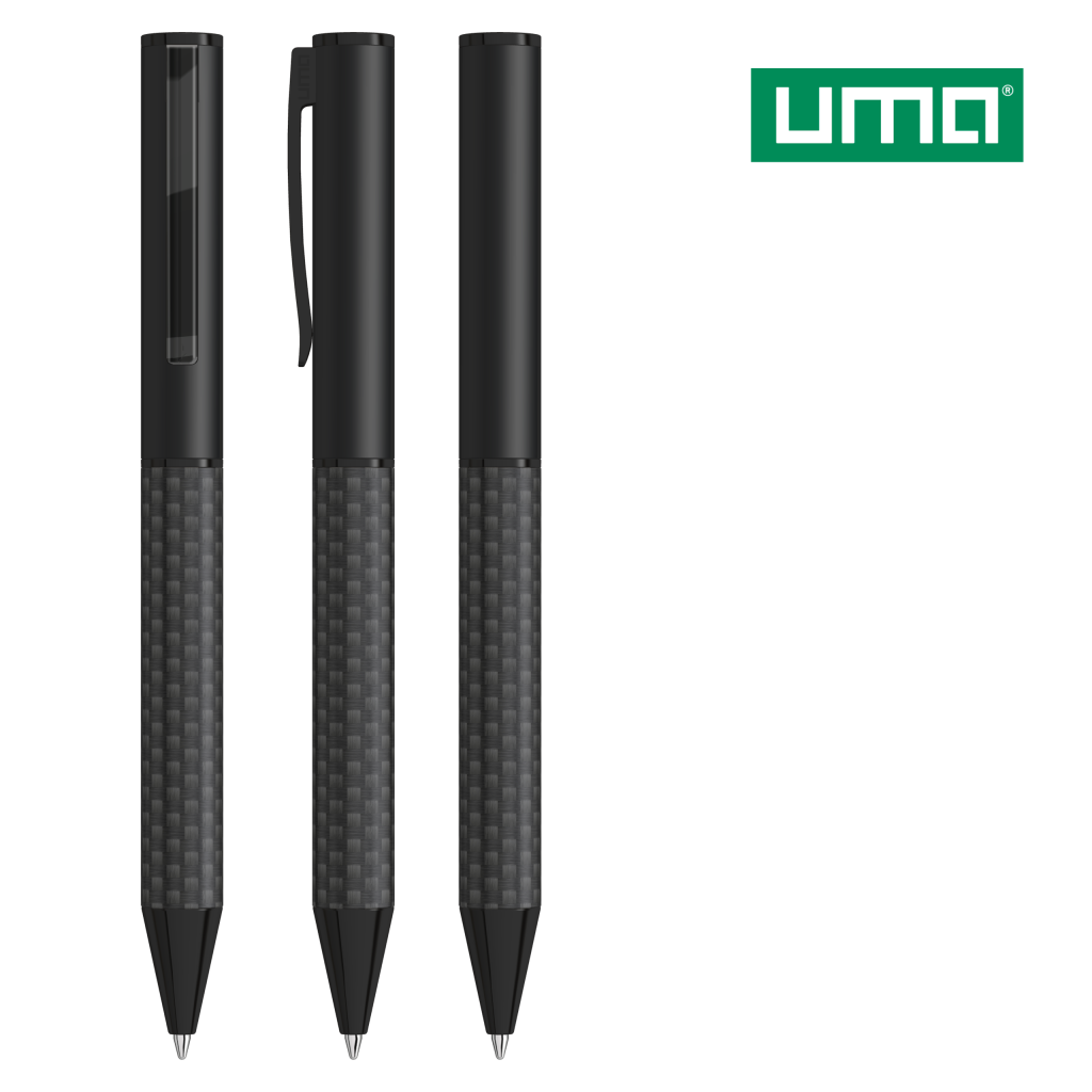 UMA MOOD CARBON Drehkugelschreiber – Schwarz