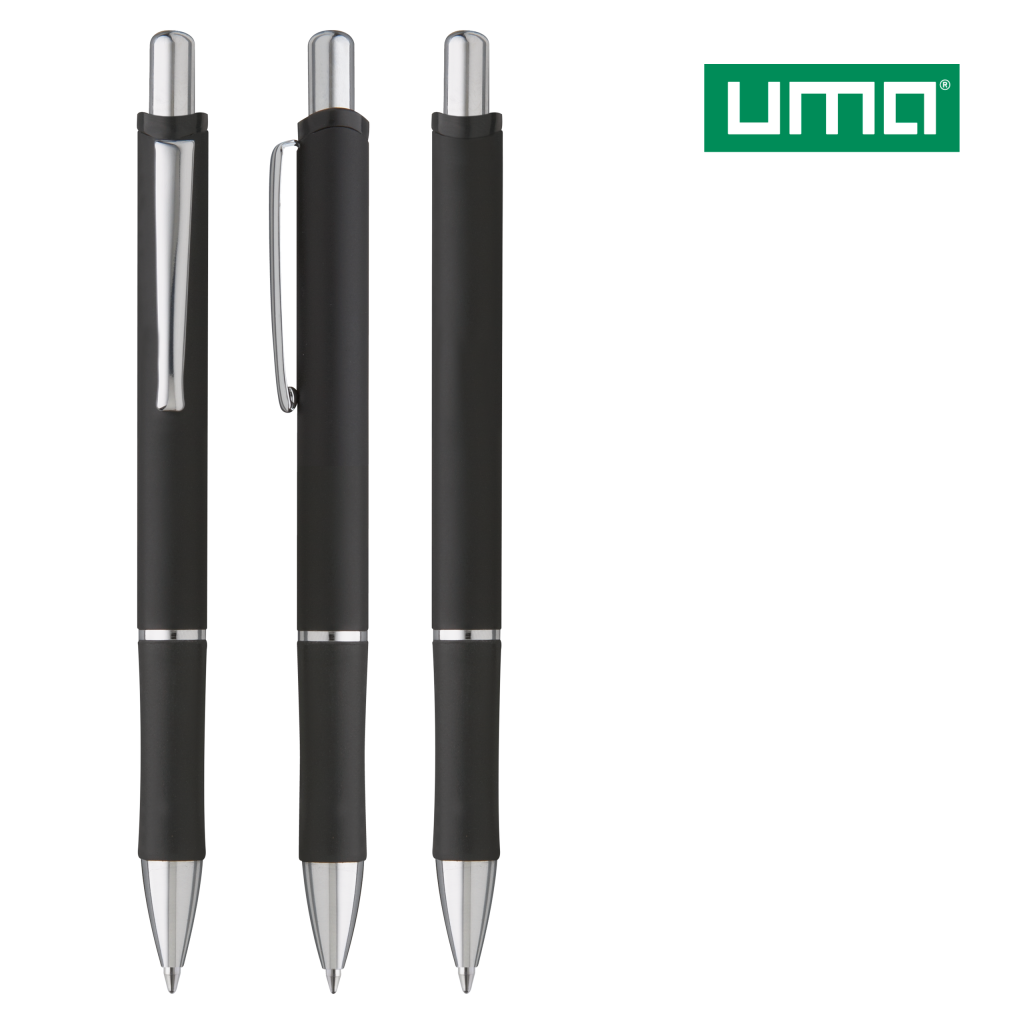 UMA COMMA Druckkugelschreiber – Schwarz