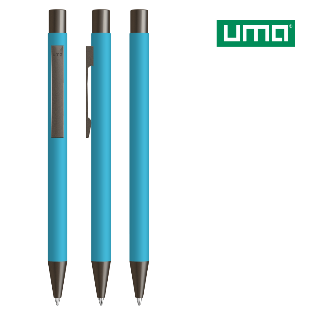 UMA STRAIGHT GUM Druckkugelschreiber – Hellblau