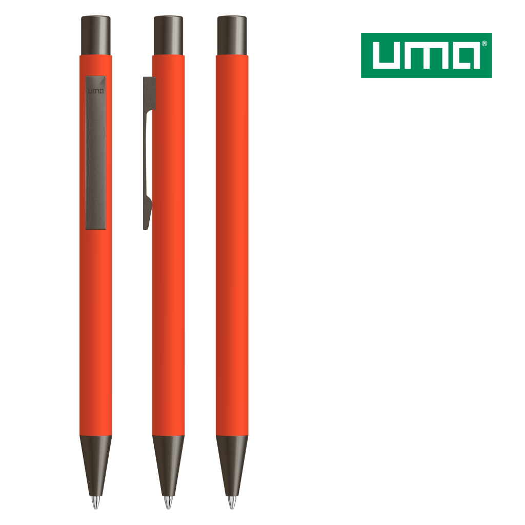 UMA STRAIGHT GUM Druckkugelschreiber – Orange