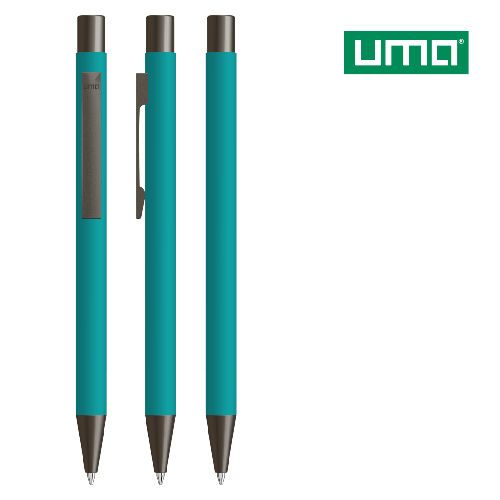 UMA STRAIGHT GUM Druckkugelschreiber – Petrol