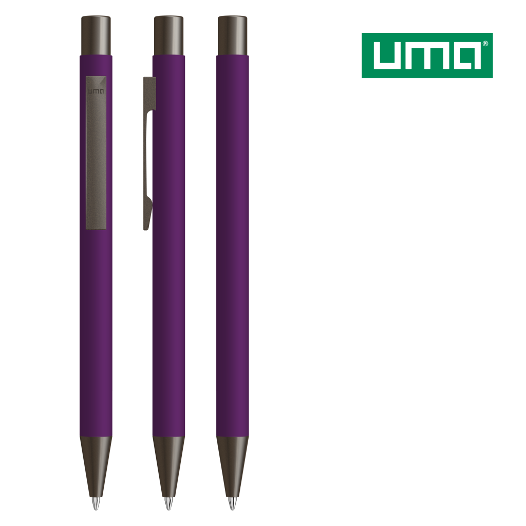 UMA STRAIGHT GUM Druckkugelschreiber – Violett