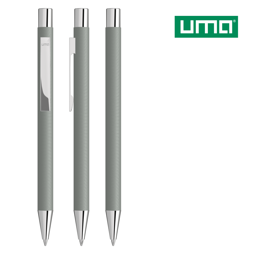UMA STRAIGHT SI Druckkugelschreiber – Grau