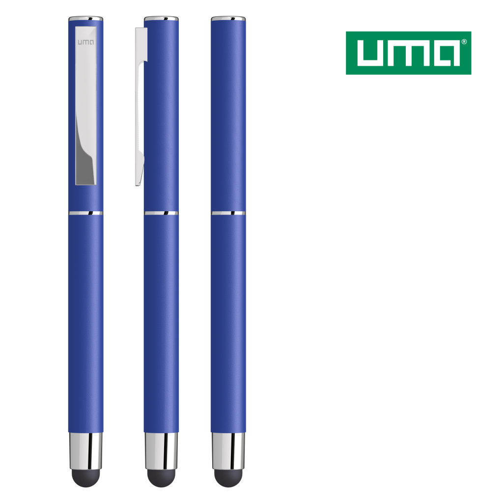 UMA STRAIGHT SI R TOUCH Rollerball – Mittelblau