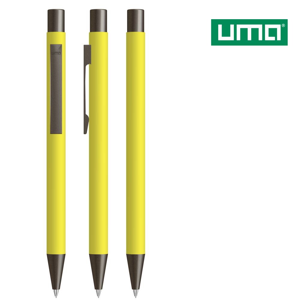 UMA STRAIGHT GUM B Druckbleistift – Gelb