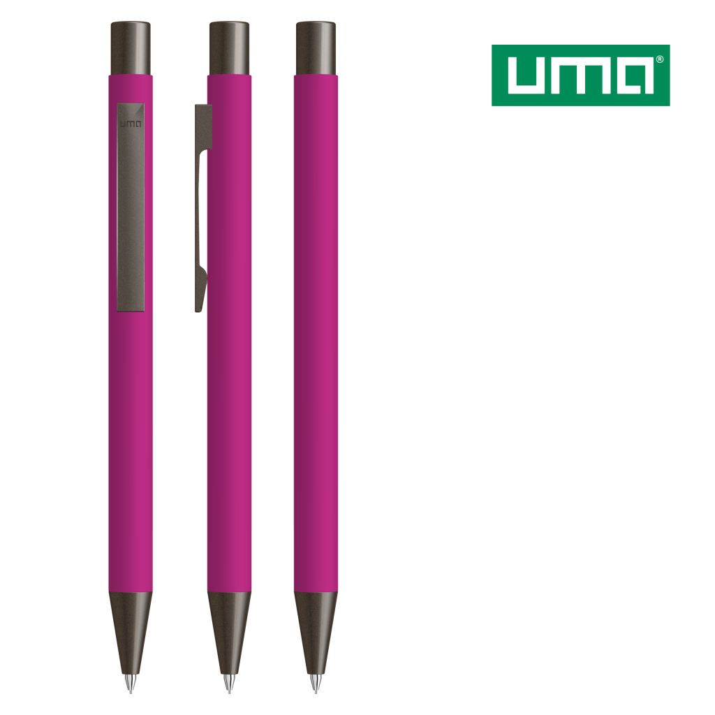 UMA STRAIGHT GUM B Druckbleistift – Magenta