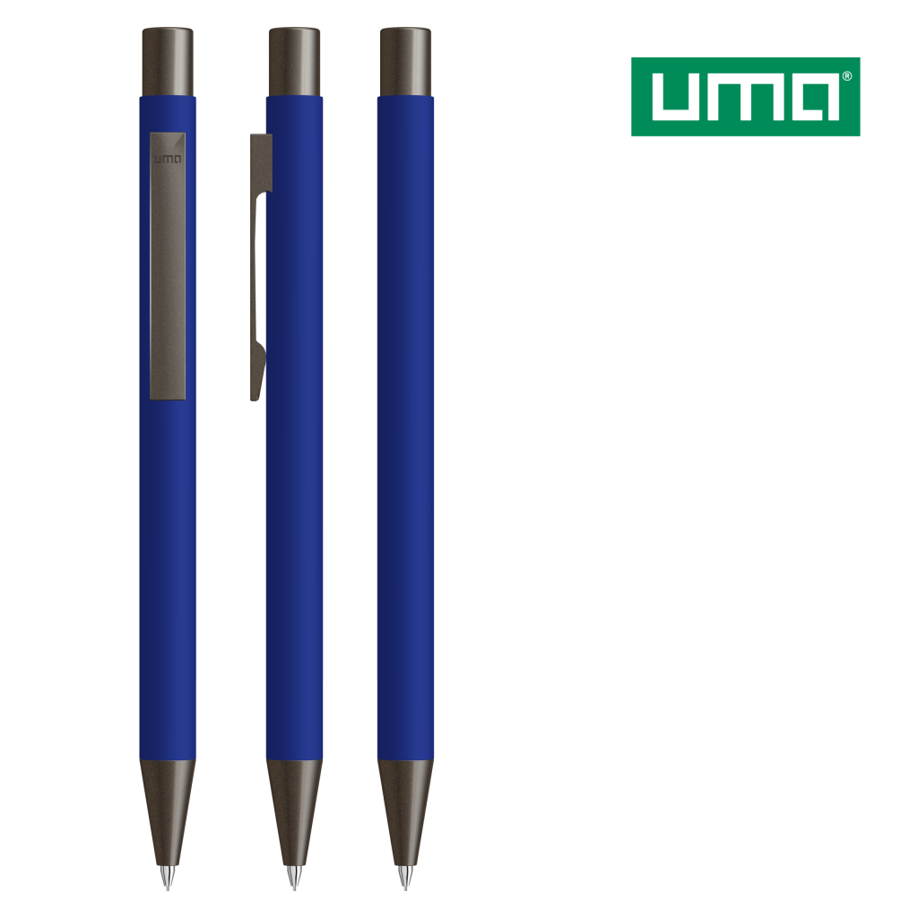 UMA STRAIGHT GUM B Druckbleistift – Mittelblau