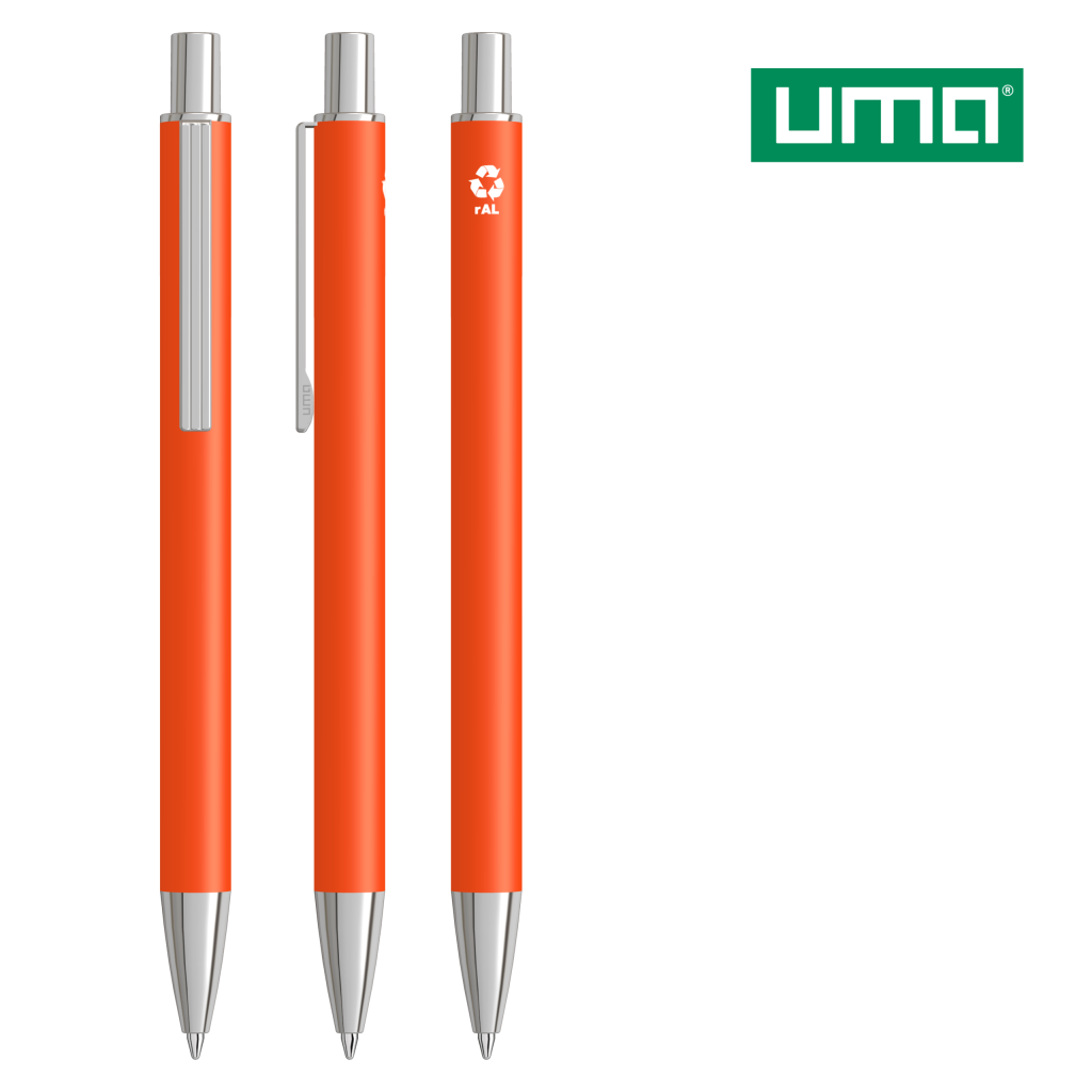 UMA GROOVE RECY Druckkugelschreiber – Orange