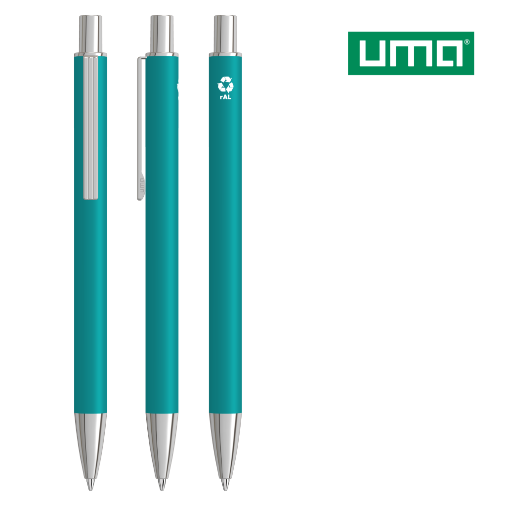 UMA GROOVE RECY Druckkugelschreiber – Petrol