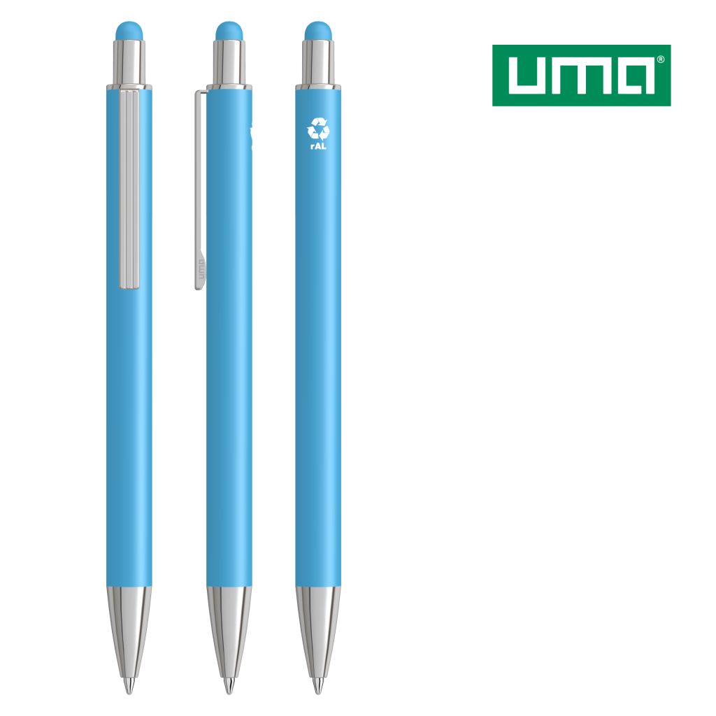 UMA GROOVE TOUCH RECY Touchpen – Hellblau