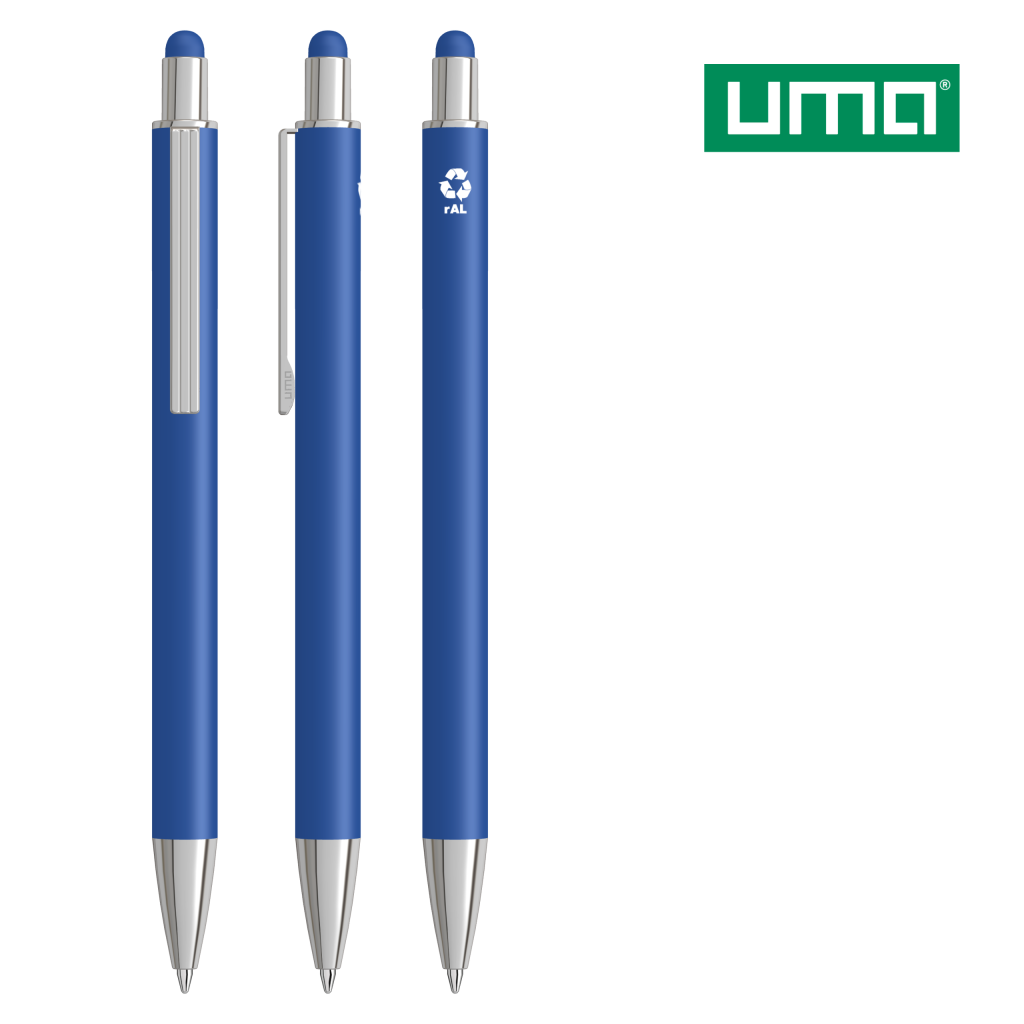 UMA GROOVE TOUCH RECY Touchpen – Mittelblau