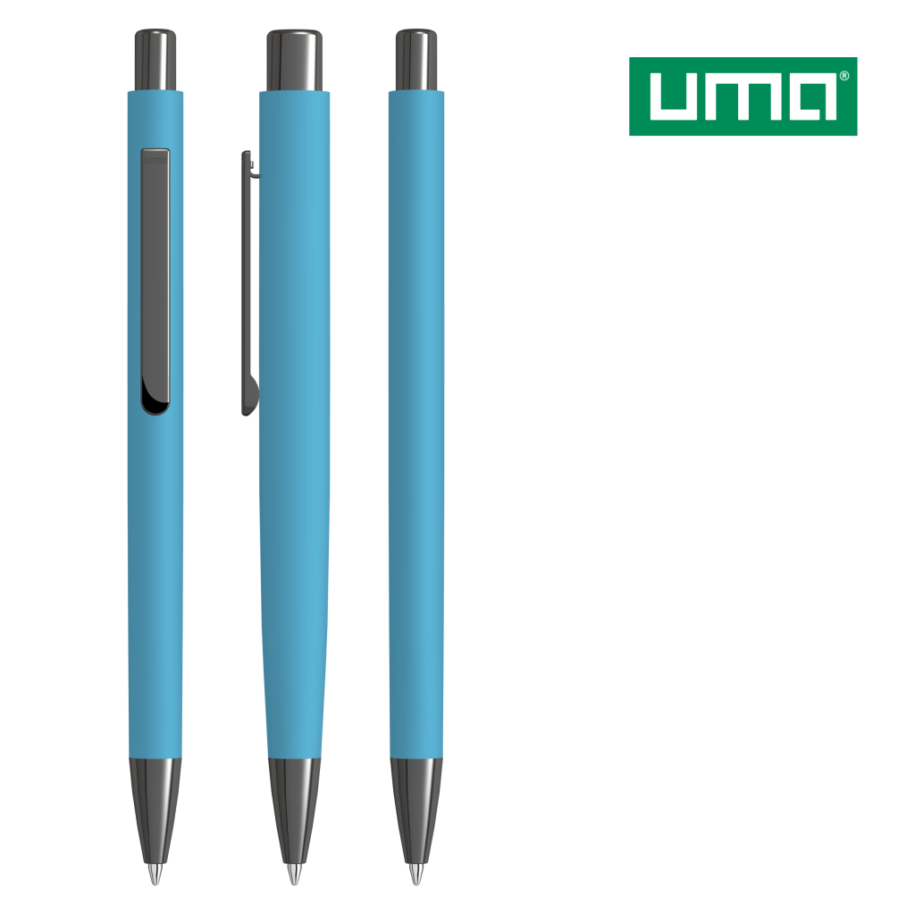 UMA ELLIPSE GUM Druckkugelschreiber – Hellblau
