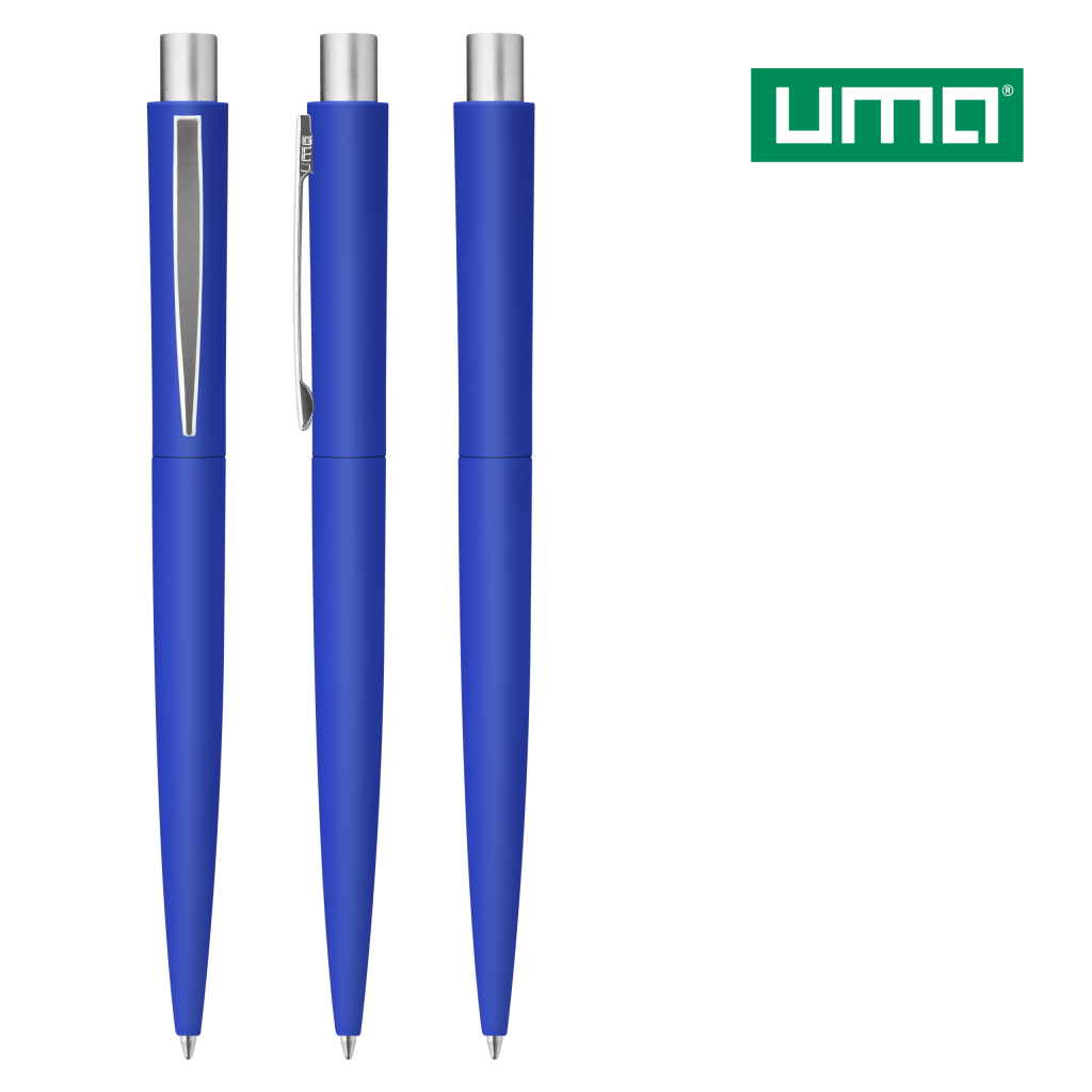 UMA LUMOS GUM Druckkugelschreiber – Mittelblau