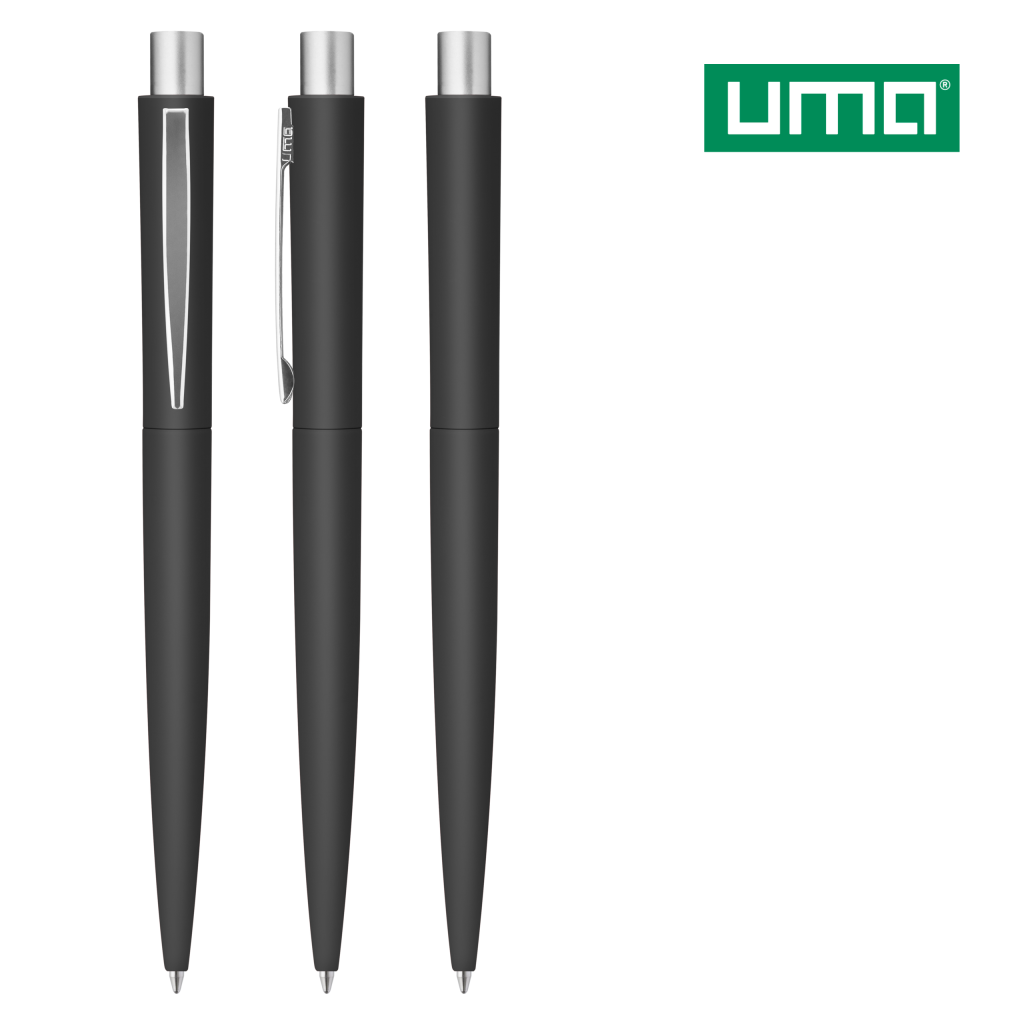 UMA LUMOS GUM Druckkugelschreiber – Schwarz