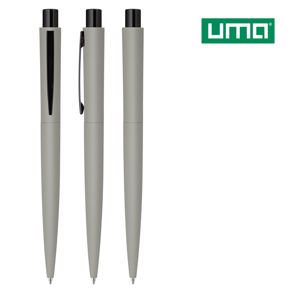 UMA LUMOS M GUM Druckkugelschreiber – Grau