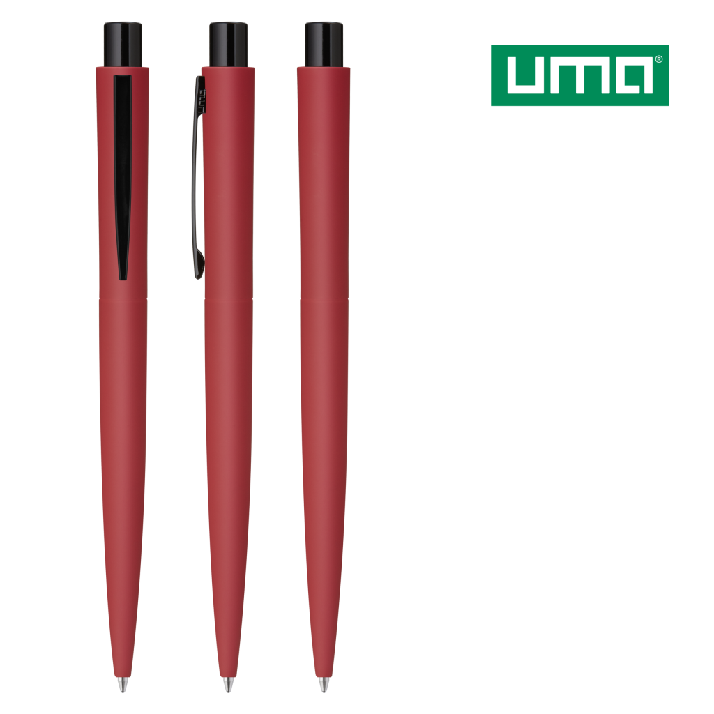 UMA LUMOS M GUM Druckkugelschreiber – Rot