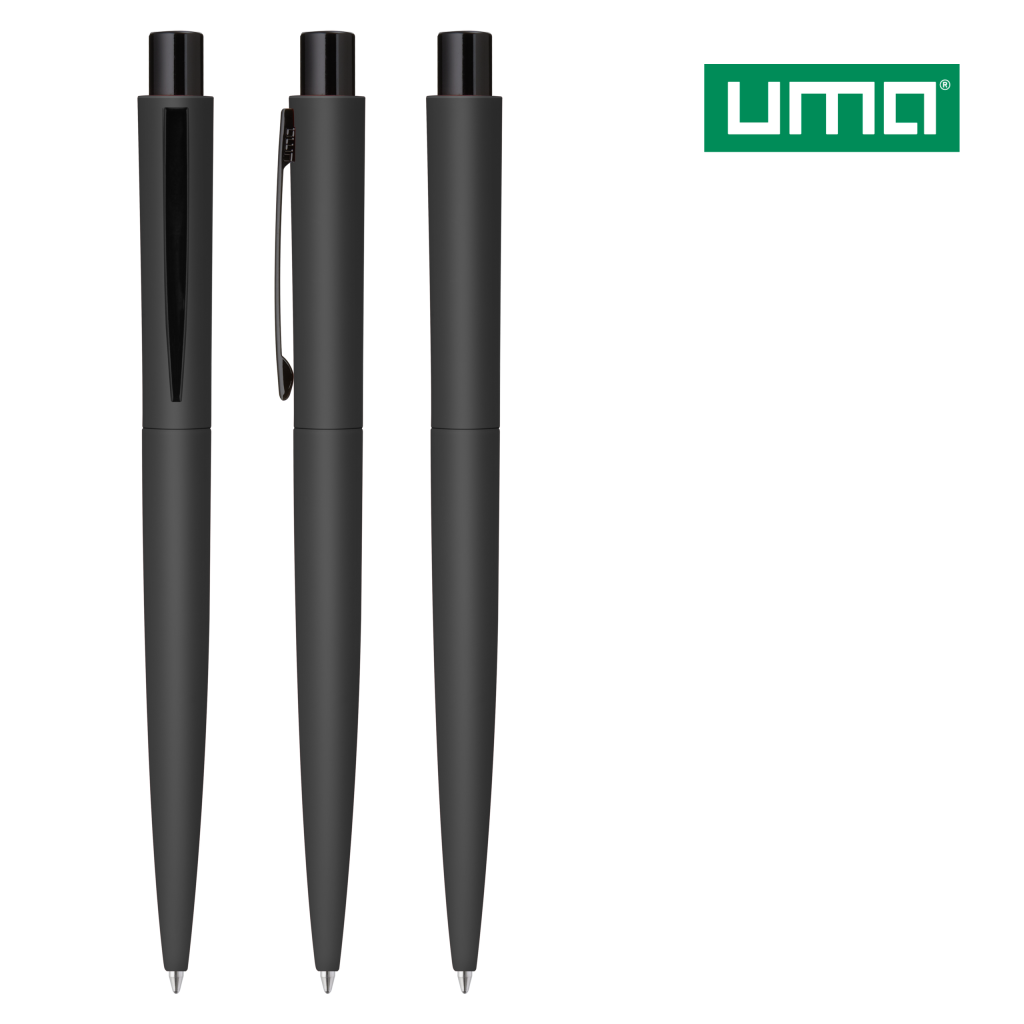 UMA LUMOS M GUM Druckkugelschreiber – Schwarz