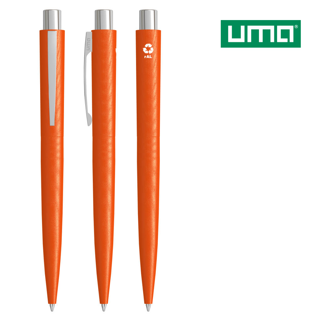 UMA LUMOS RECY Druckkugelschreiber – Orange