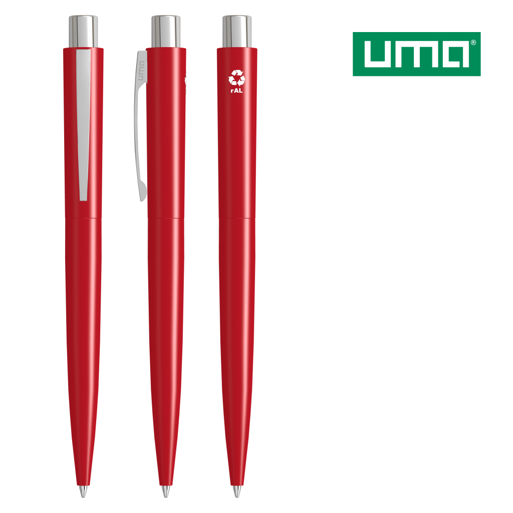 UMA LUMOS RECY Druckkugelschreiber – Rot