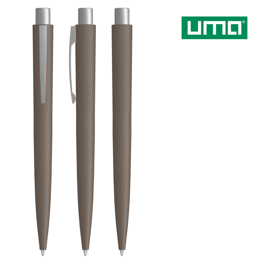 UMA LUMOS STONE Druckkugelschreiber – Braun