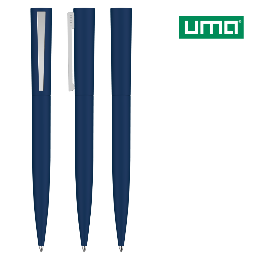 UMA BRUSH GUM Drehkugelschreiber – Dunkelblau