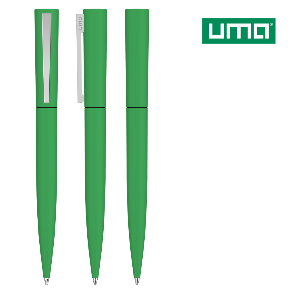 UMA BRUSH GUM Drehkugelschreiber – Dunkelgrün