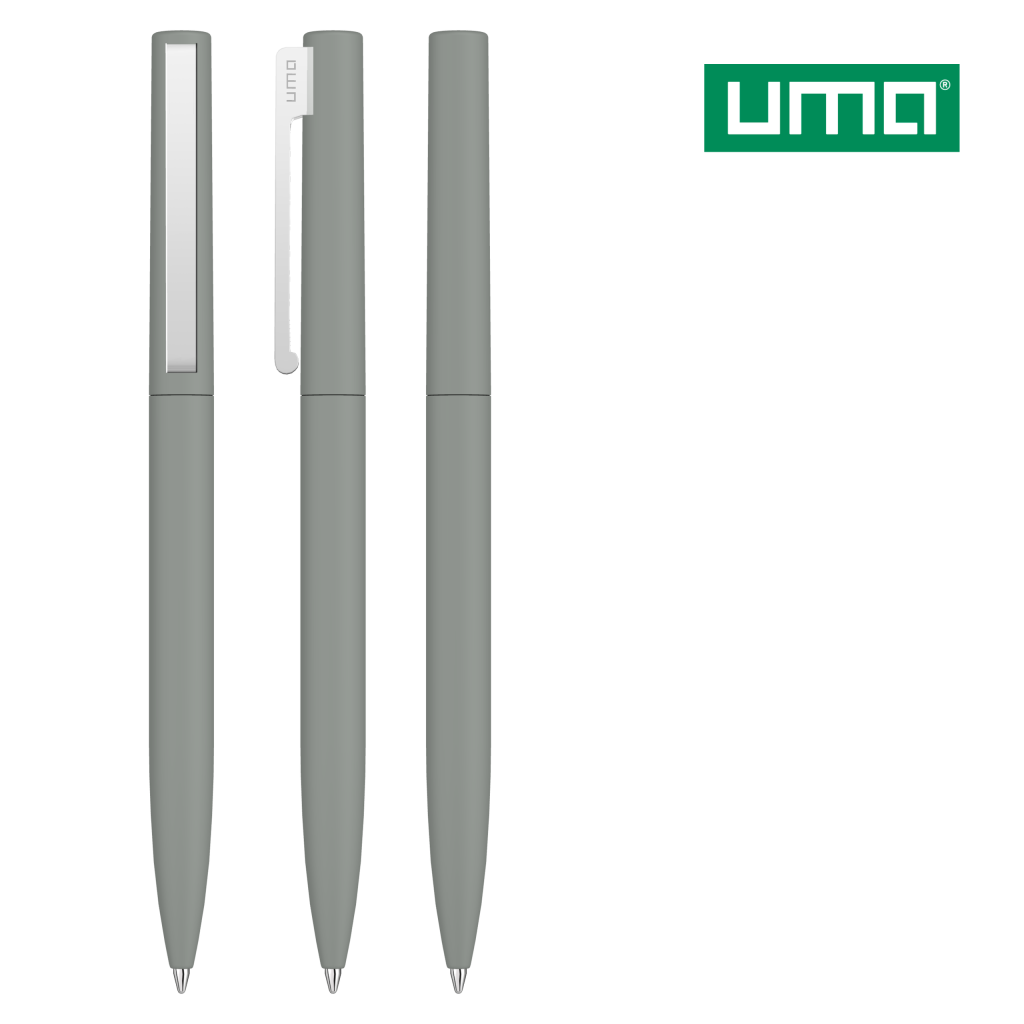 UMA BRIGHT F GUM Drehkugelschreiber – Grau