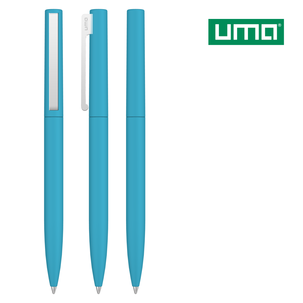 UMA BRIGHT F GUM Drehkugelschreiber – Hellblau