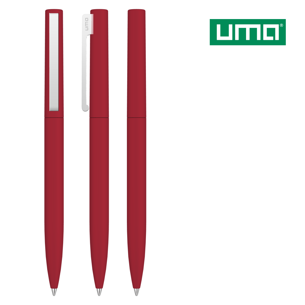 UMA BRIGHT F GUM Drehkugelschreiber – Rot