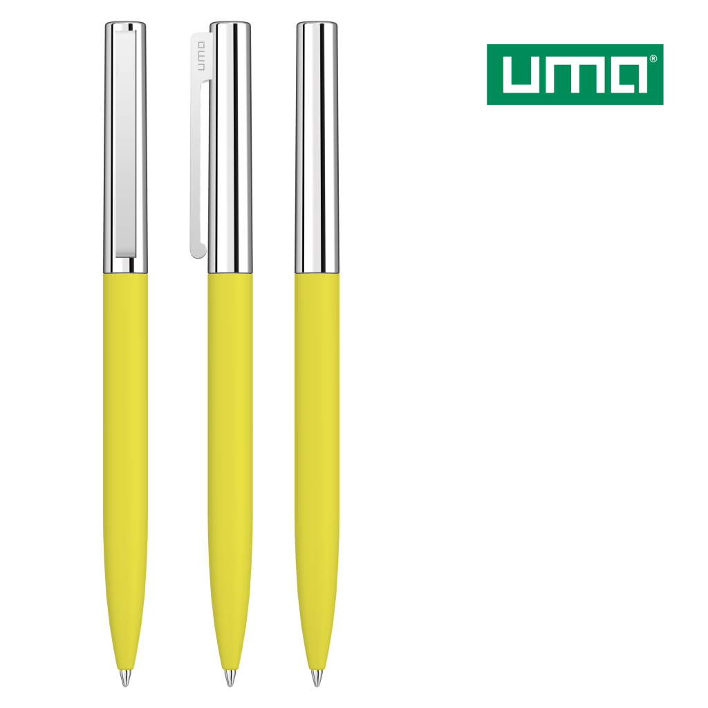 UMA BRIGHT GUM Drehkugelschreiber – Gelb